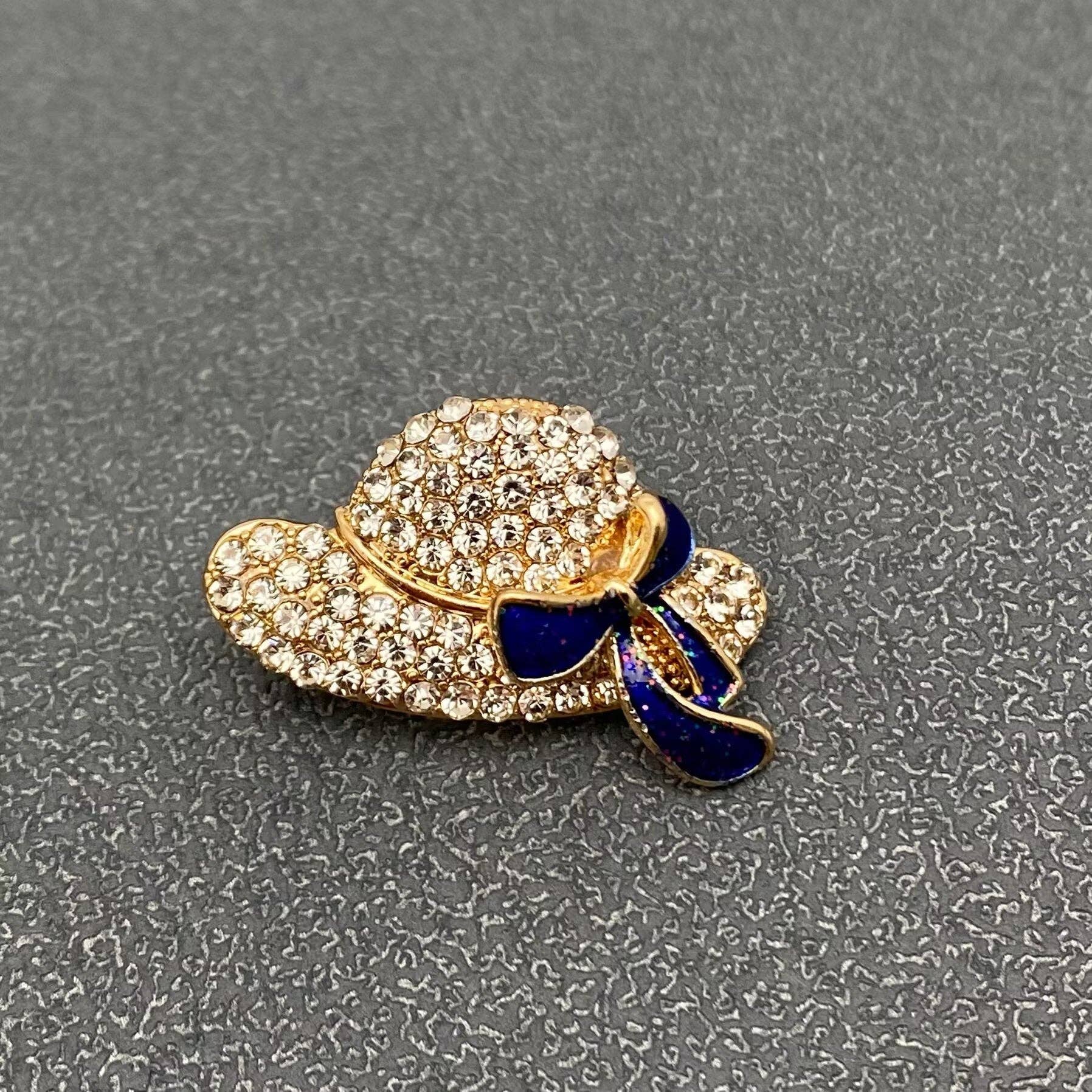 Rhinestone Hat Brooch