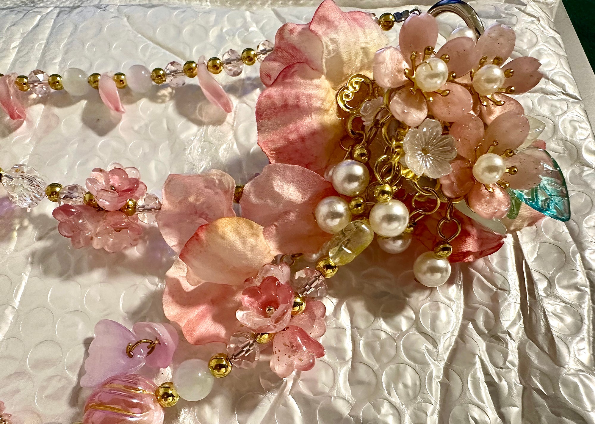 Hawaiian Triple Strand Luxury Bag Chain