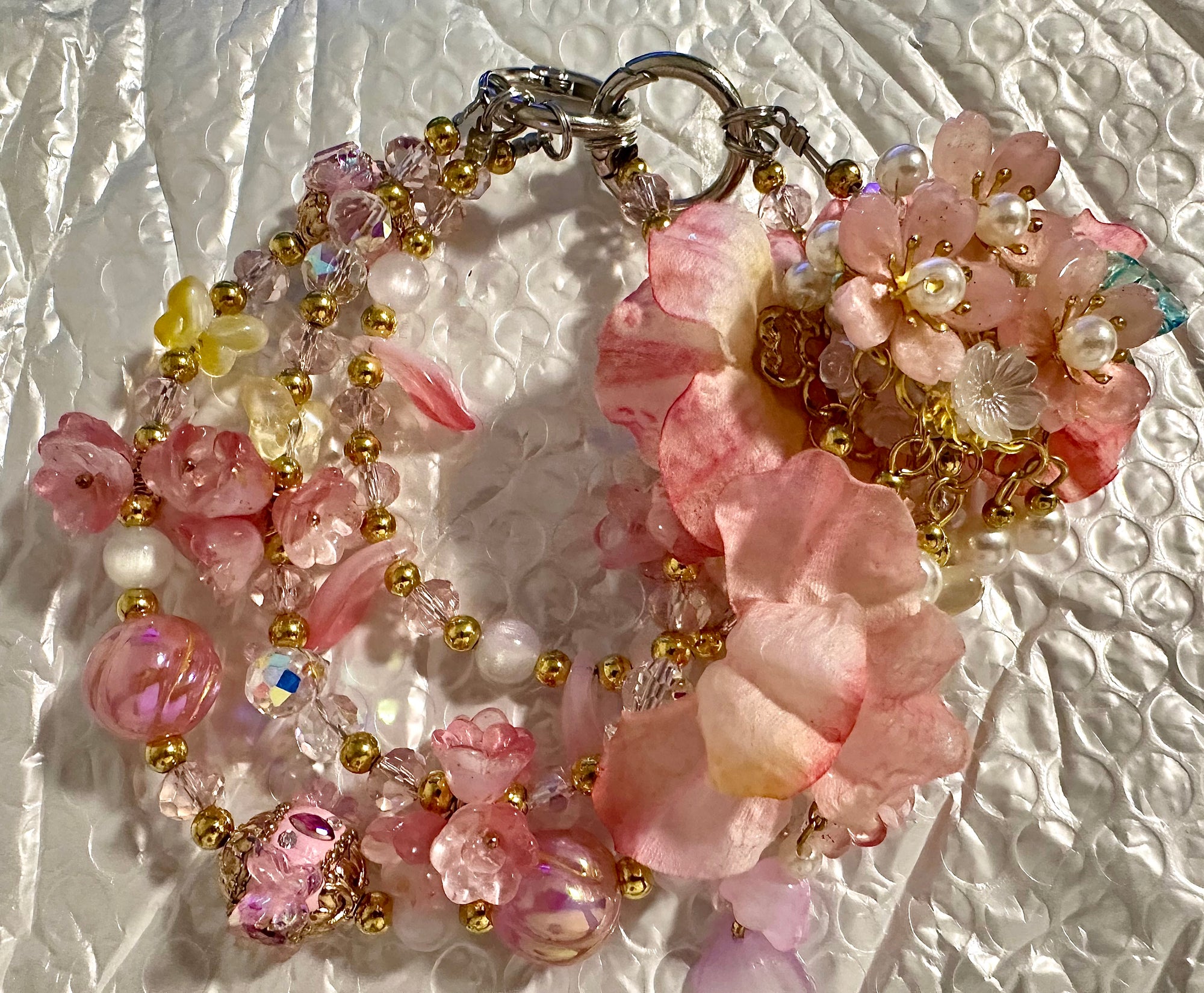 Hawaiian Triple Strand Luxury Bag Chain