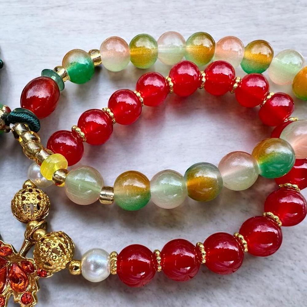 Maple Leaf Charm Bracelet Set