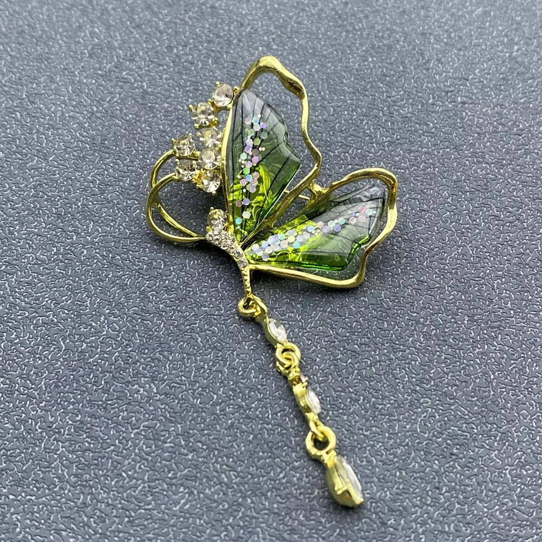 Tassel Butterfly Brooch: A