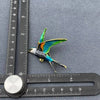 Enamel Swallow Brooch: A