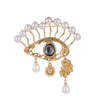 Pearl Eye Charm Brooch