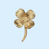 Designer-Inspired Four-leaf Clover Brooch