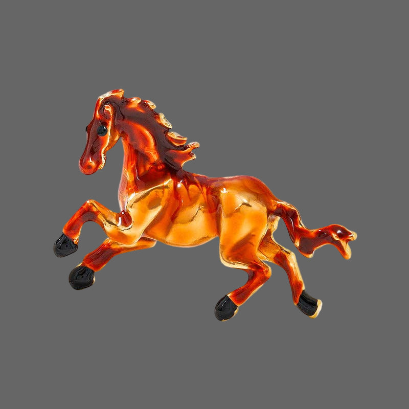 Galloping Horse Brooch