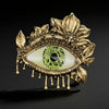 Schiaparelli-Inspired Baroque Eye Brooch