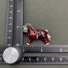 Red Horse Brooch