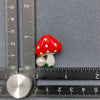 Simple Cute Mushroom Brooch: Red
