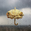 Enamel Umbrella Brooch
