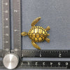 Turtle Brooch: Silver