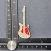 Rhinestone Enamel Rock and Roll Guitar Brooch
