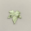 Vintage Inspired Baked Enamel Leaf Brooch