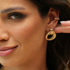 18k Yellow or White Gold Tori Earrings