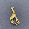 Enamel Giraffe Brooch
