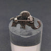 Rhinestone Little Elephant Brooch: Pink