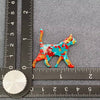 Colored Enamel Cat Brooch