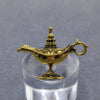 Vintage Aladdin Lamp Brooch: Blue