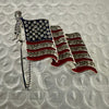 American Flag Brooches
