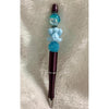 Baby Blue Elephant Beaded Pen