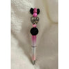 Black Disco Pink Gradient Beaded Pen