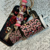 Black Leopard Designed Tumbler Keychain