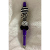 Black & Silver Disco Beaded Pen