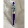 Blue Crystal Sparkles Beaded Pen