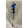 Blue Little Pony Beaded Pen