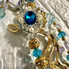 Blue Phoenix Brooch Luxury Bag Chain