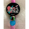 Bubbly Pink 'Love' Beaded Pen