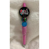 Bubbly Pink 'Love' Beaded Pen