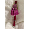 Capybara Pink Beaded Pen