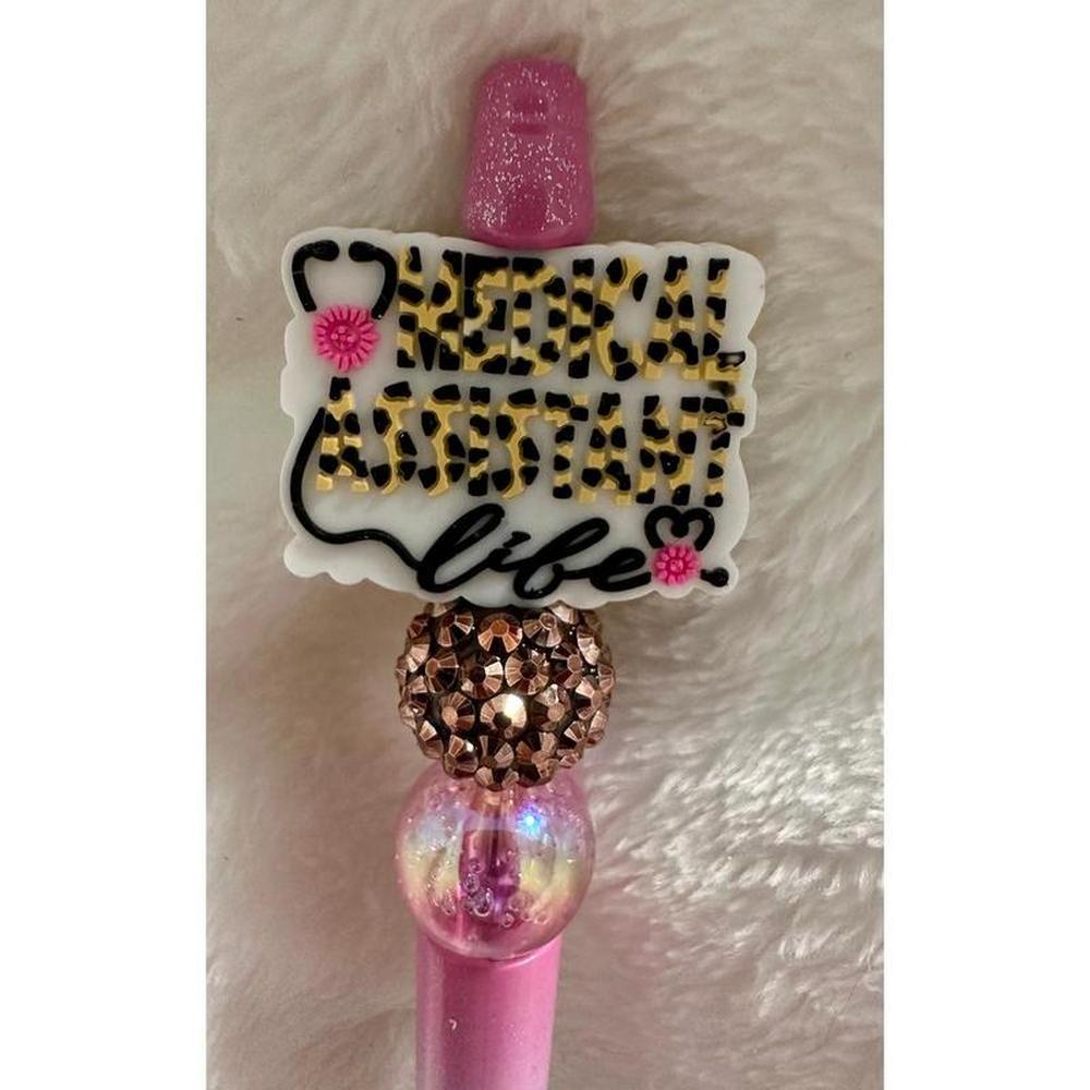 Cheetah Beaded Pen