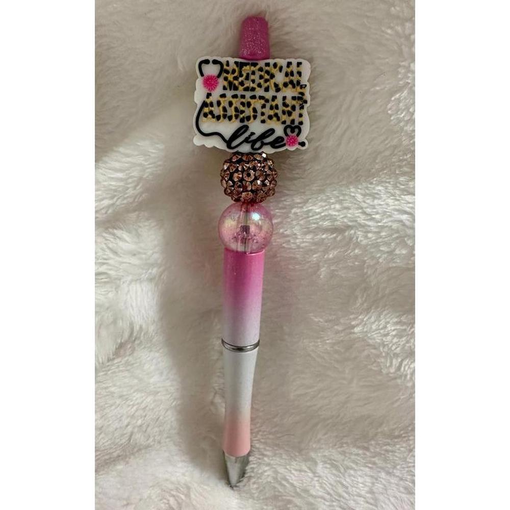 Cheetah Beaded Pen