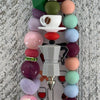 Coffee Themed Bag Chain/ Keychain