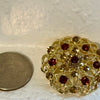 Crystal Glass Brooches