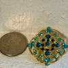 Crystal Glass Brooches
