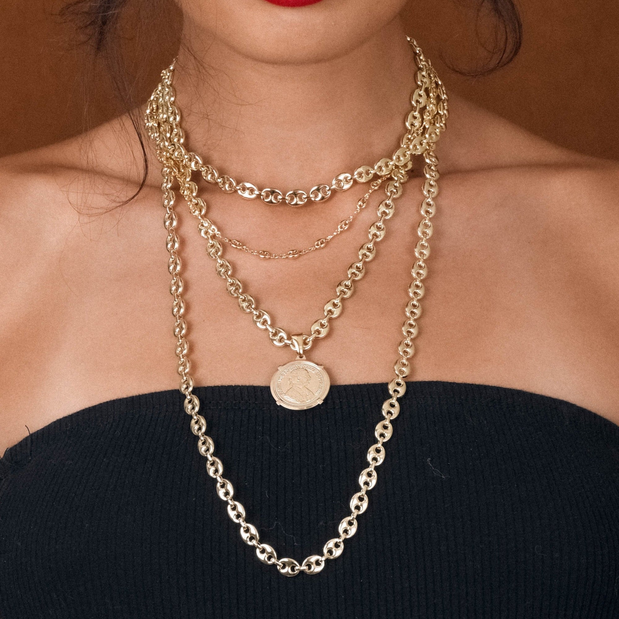 Gold Goddess Necklace