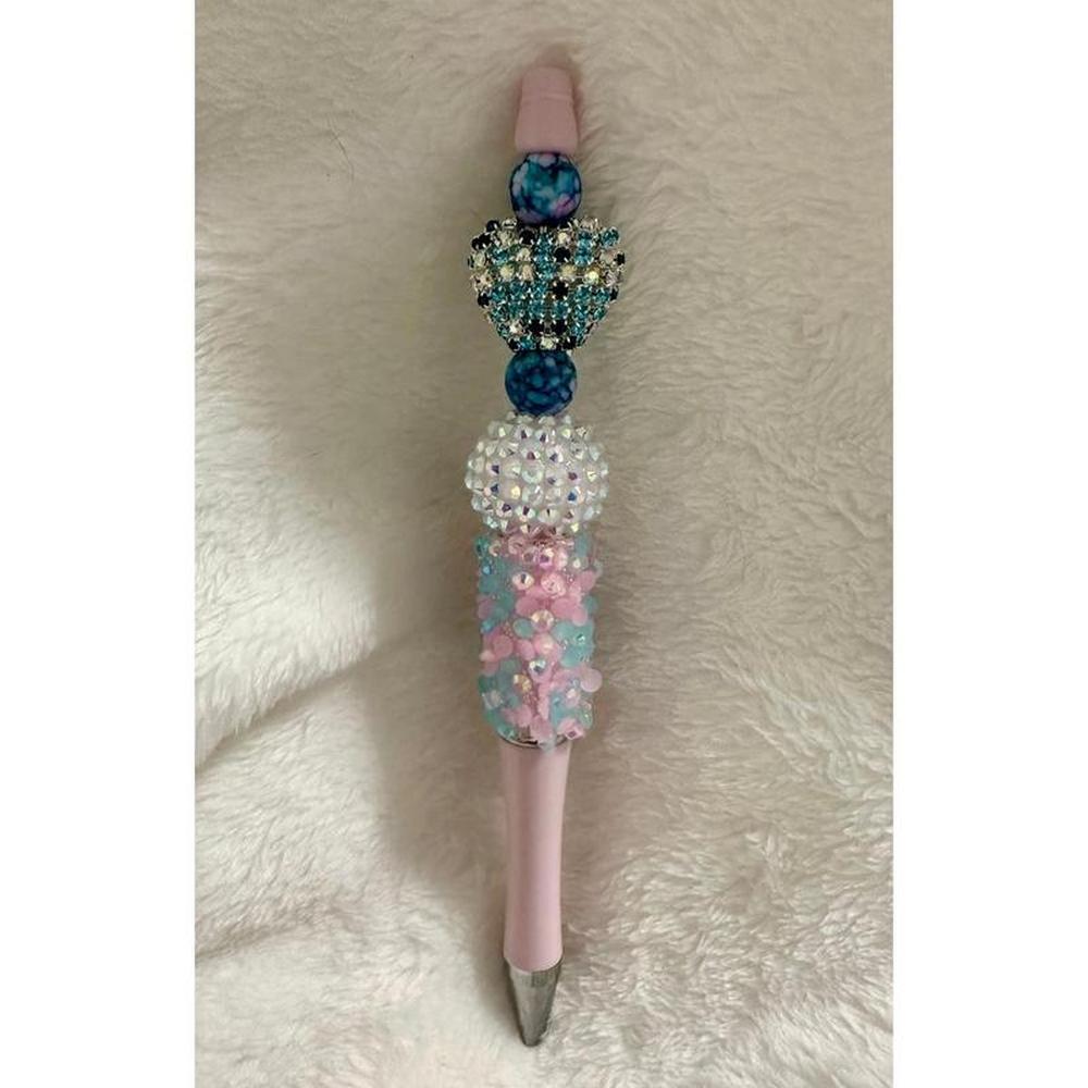 Fairy Pink Crystal Beaded Pen