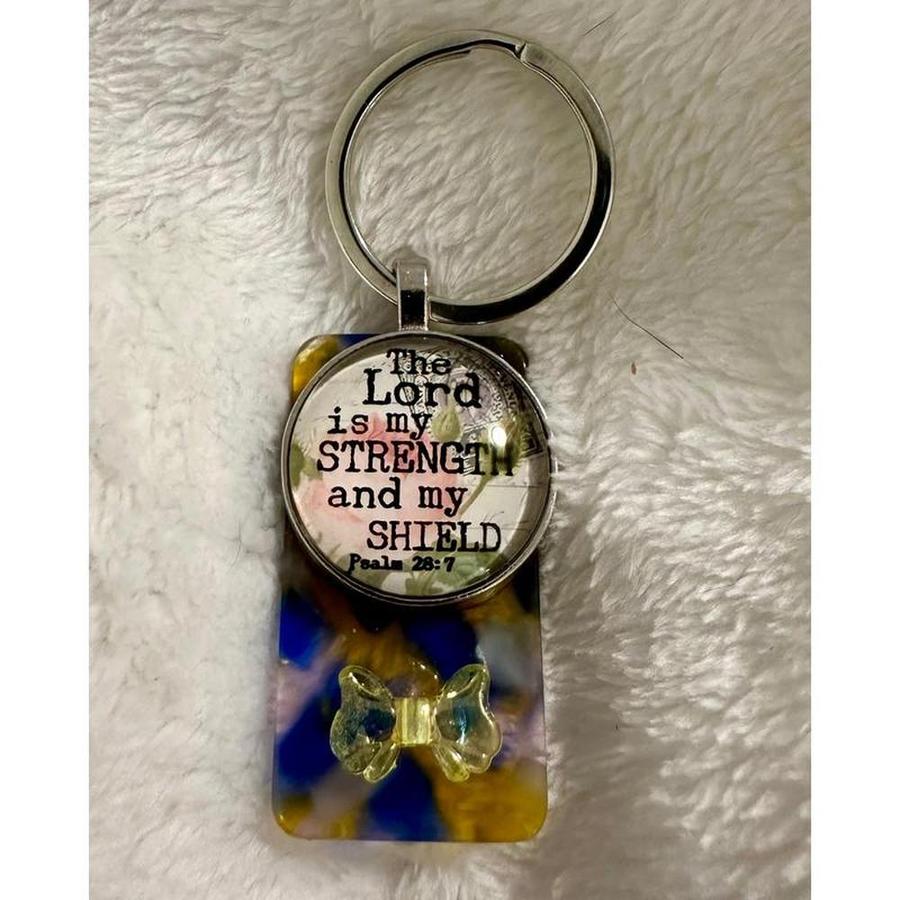 Faith Repurposed Keychain