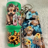 Green Cow Design Keychain