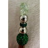 Green Crystal Fancy Beaded Pen