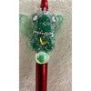 Green Crystal Sugar Bear Beaded Pen