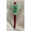 Green Crystal Sugar Bear Beaded Pen