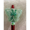 Green Crystal Sugar Bear Beaded Pen
