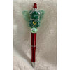 Green Crystal Sugar Bear Beaded Pen