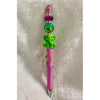 Green Elephant Beaded Pen