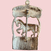 Trifari-Style Reproduction Carousel Horse Brooch