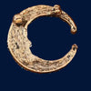 Theatrical Fantasy-Inspired Moon Brooch