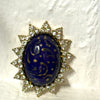 Lapis Blue Brooch